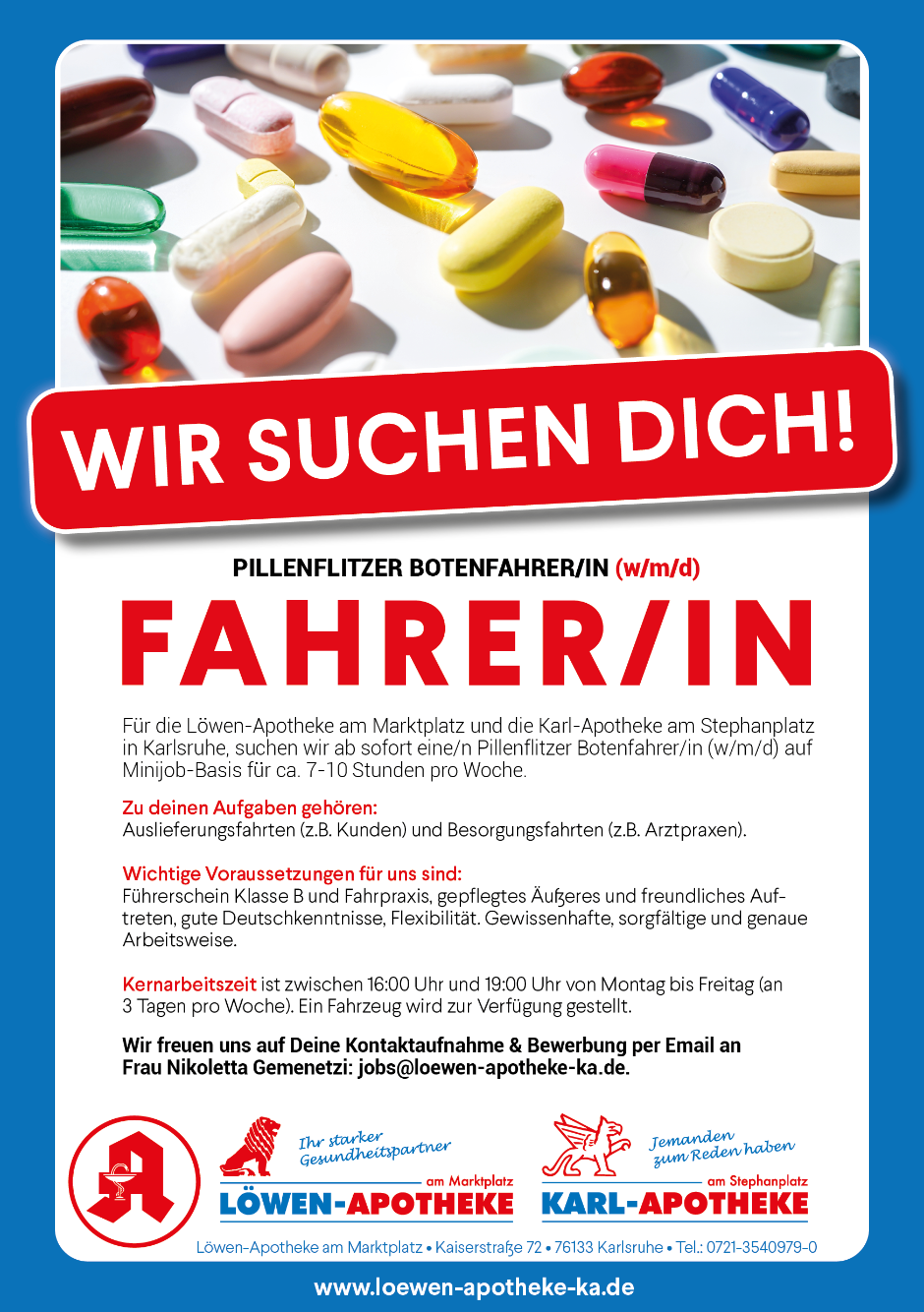 Wir suchen Dich!